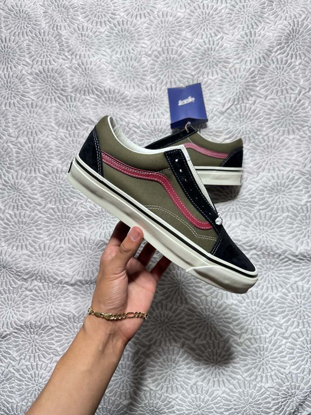 Vans Premium Old Skool Sneaker Malibu Black Olive Men’s 10.5